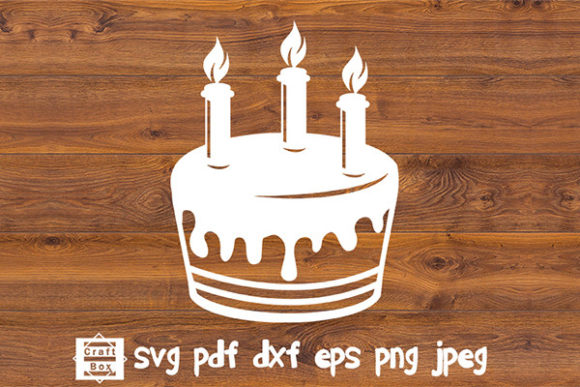 Cake with Candles Svg: Real-World Embroidery Test