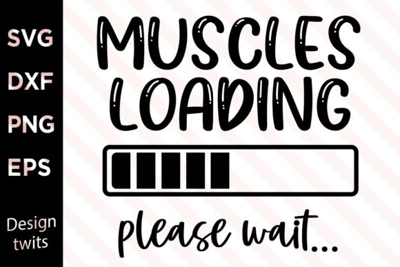 Muscles Loading Please Wait SVG